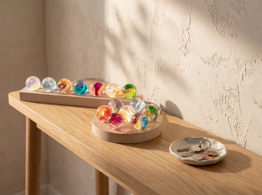 Luminous Crystal Glaze Ball Set