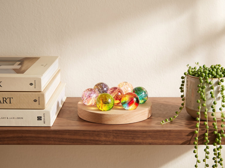 Luminous Crystal Glaze Ball Set
