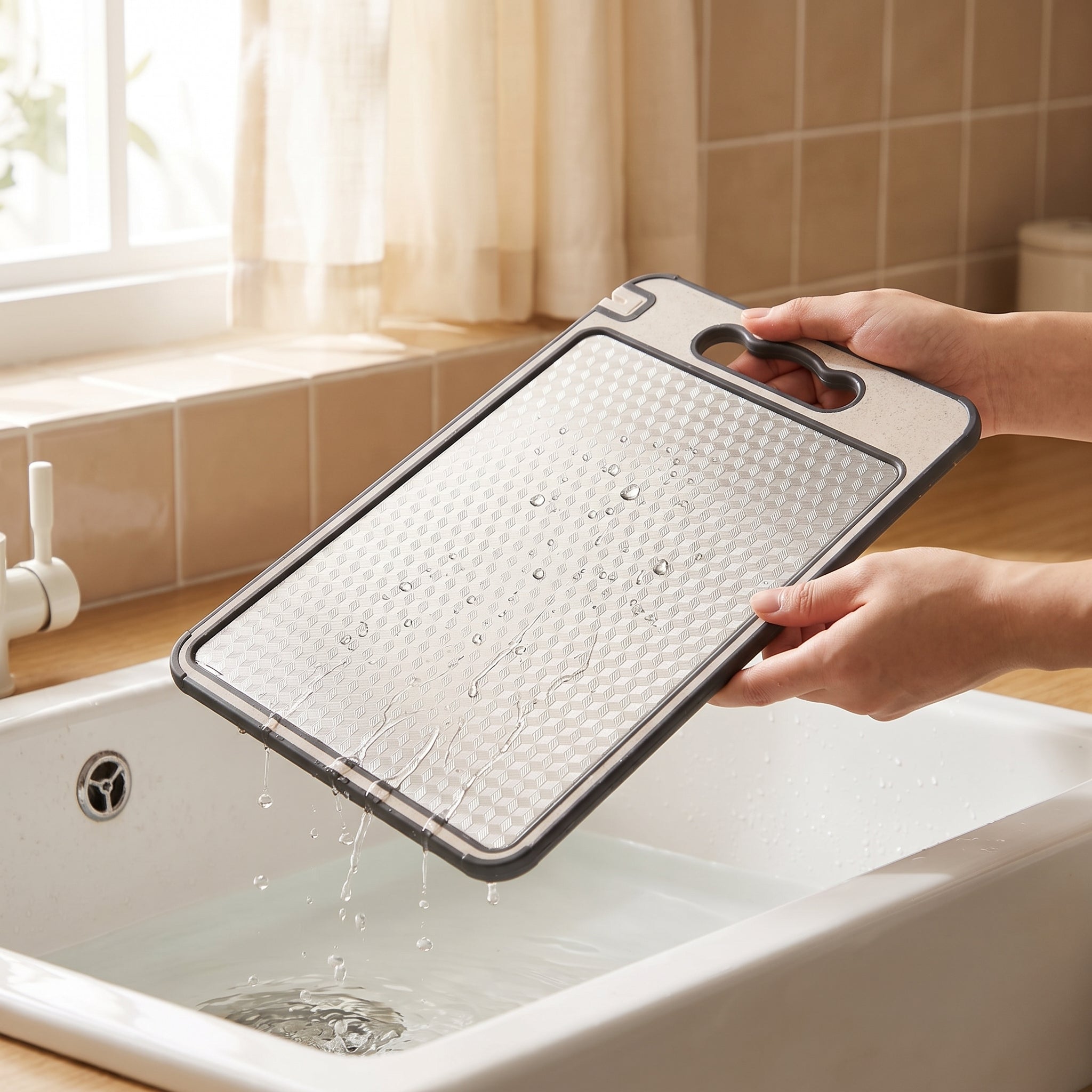 Double-Sided Steel Cutting Board