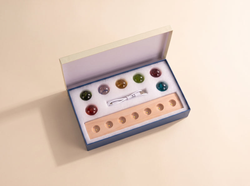 Luminous Crystal Glaze Ball Set