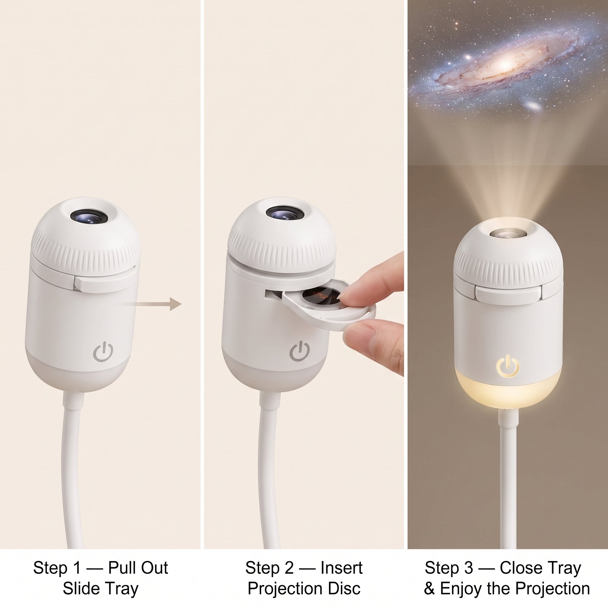 Galaxy Projector Night Light