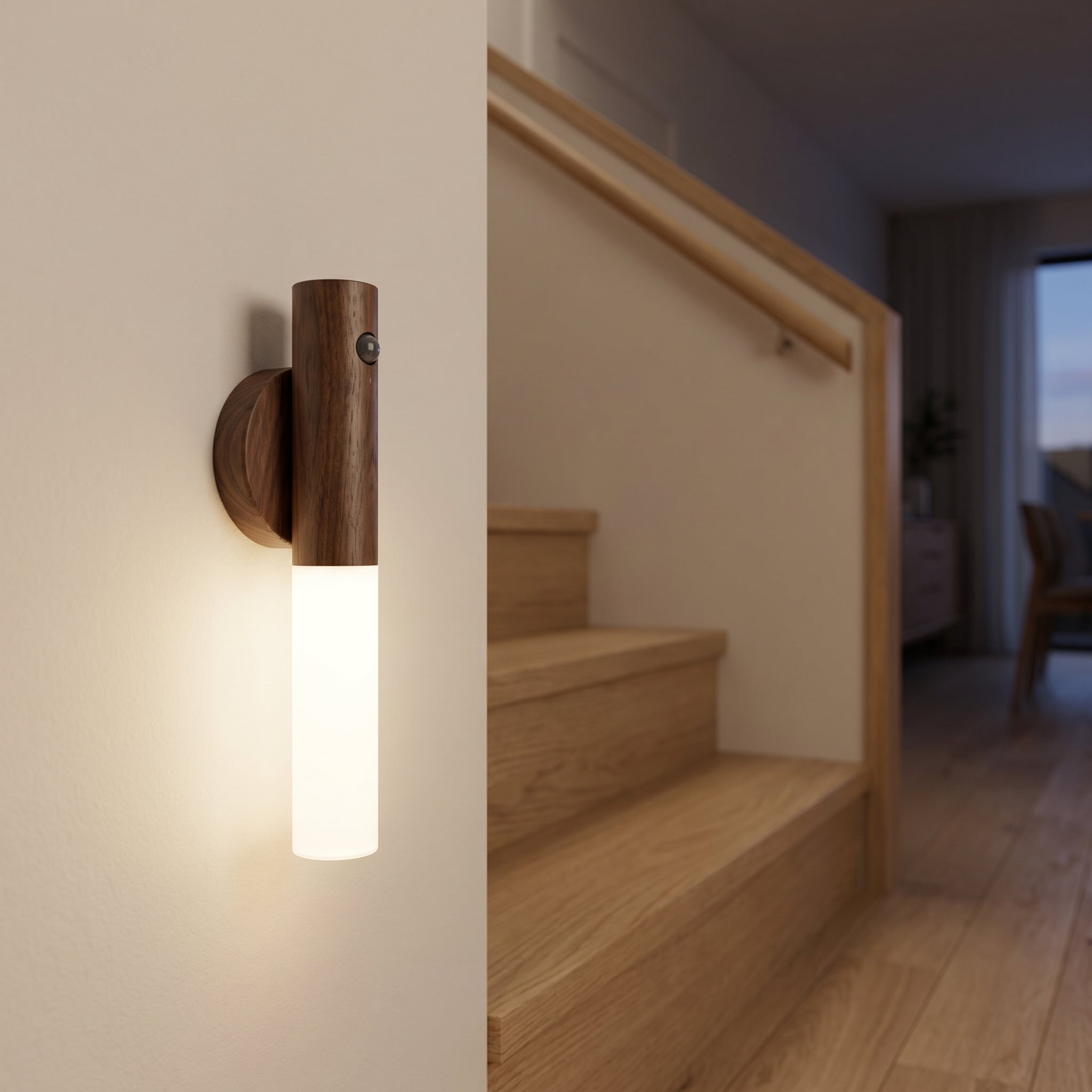 Magnetic Wood Night Light