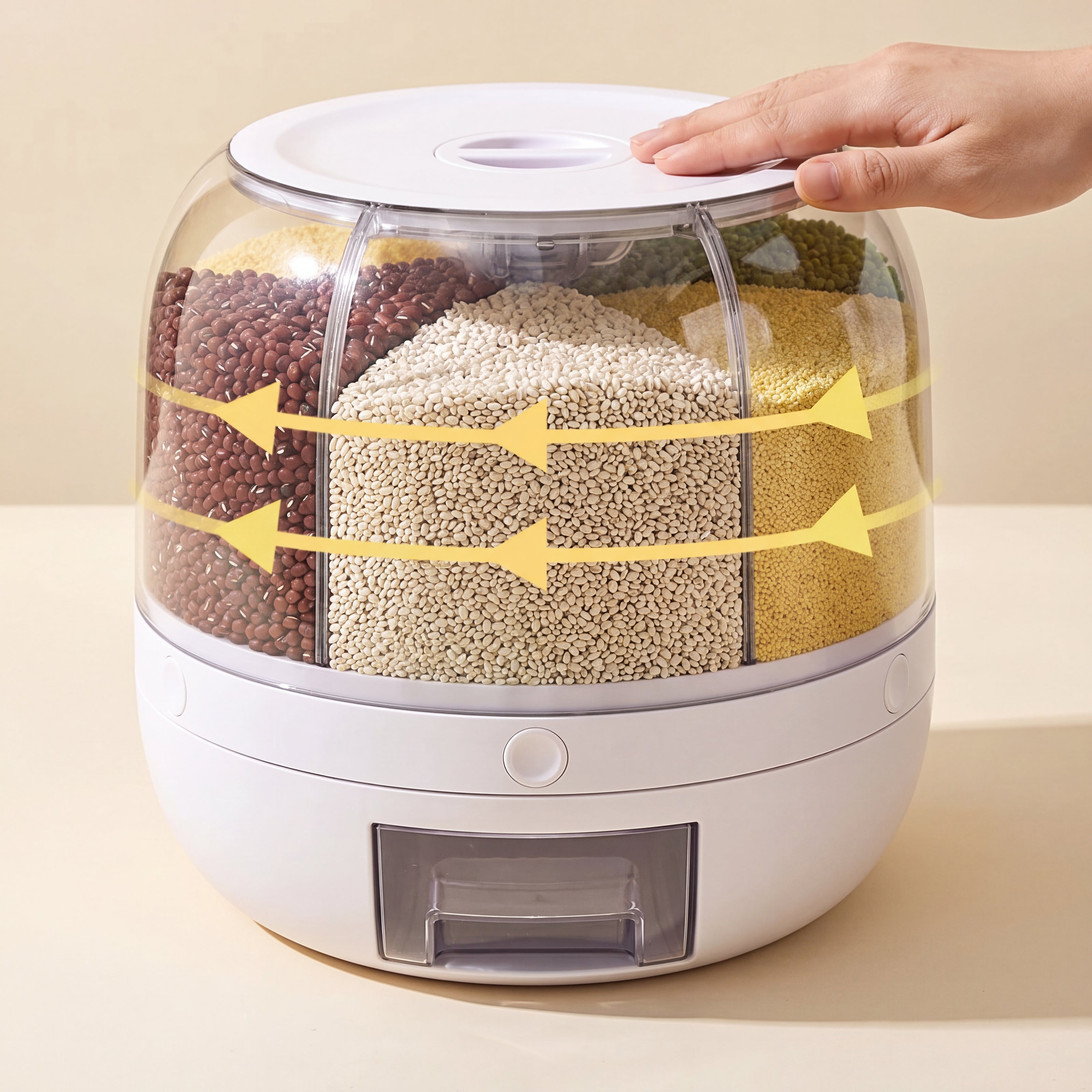 Rotating Grain Dispenser
