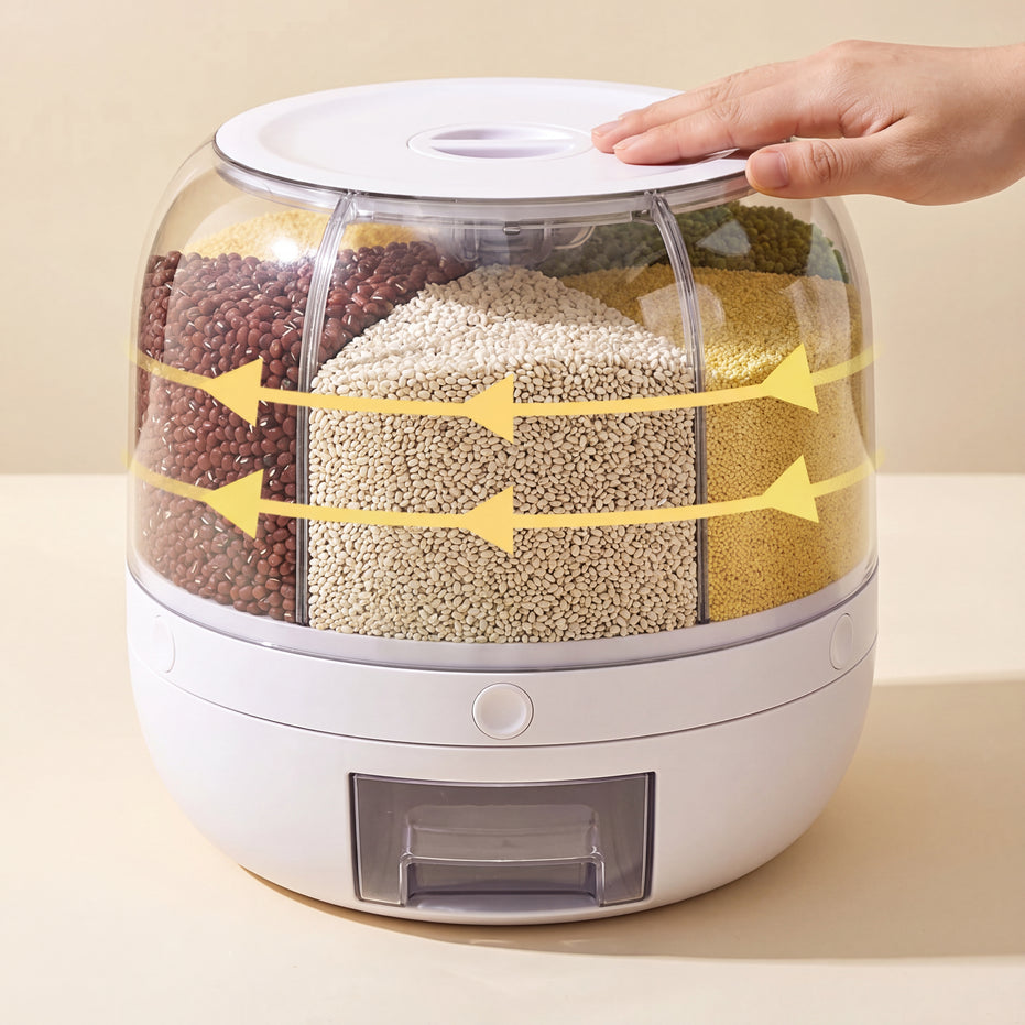 Rotating Grain Dispenser