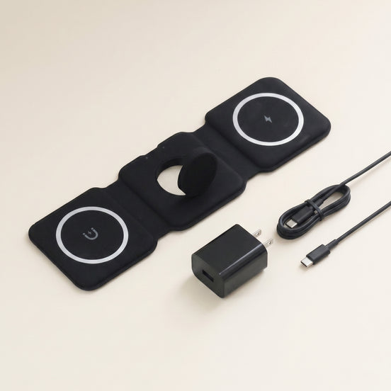 Foldable 3-in-1 Travel Charger
