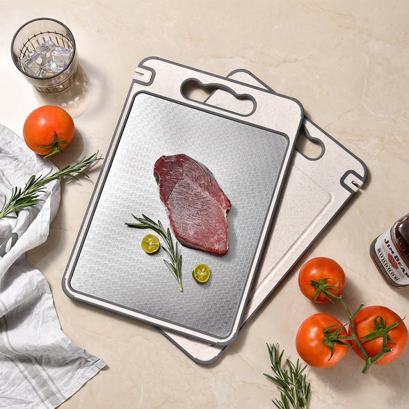 Double-Sided Steel Cutting Board