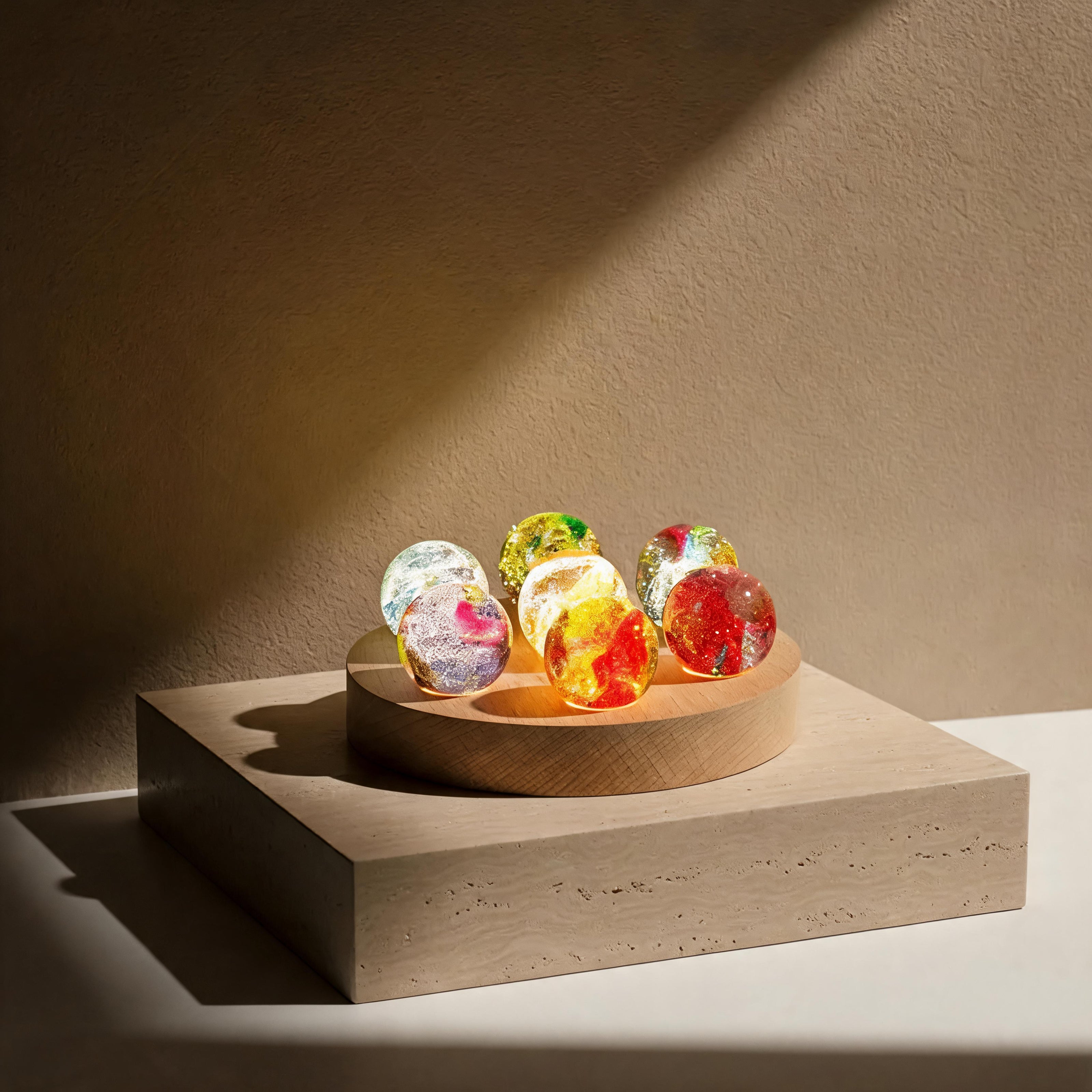 Luminous Crystal Glaze Ball Set