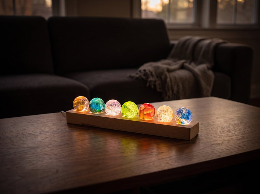 Luminous Crystal Glaze Ball Set