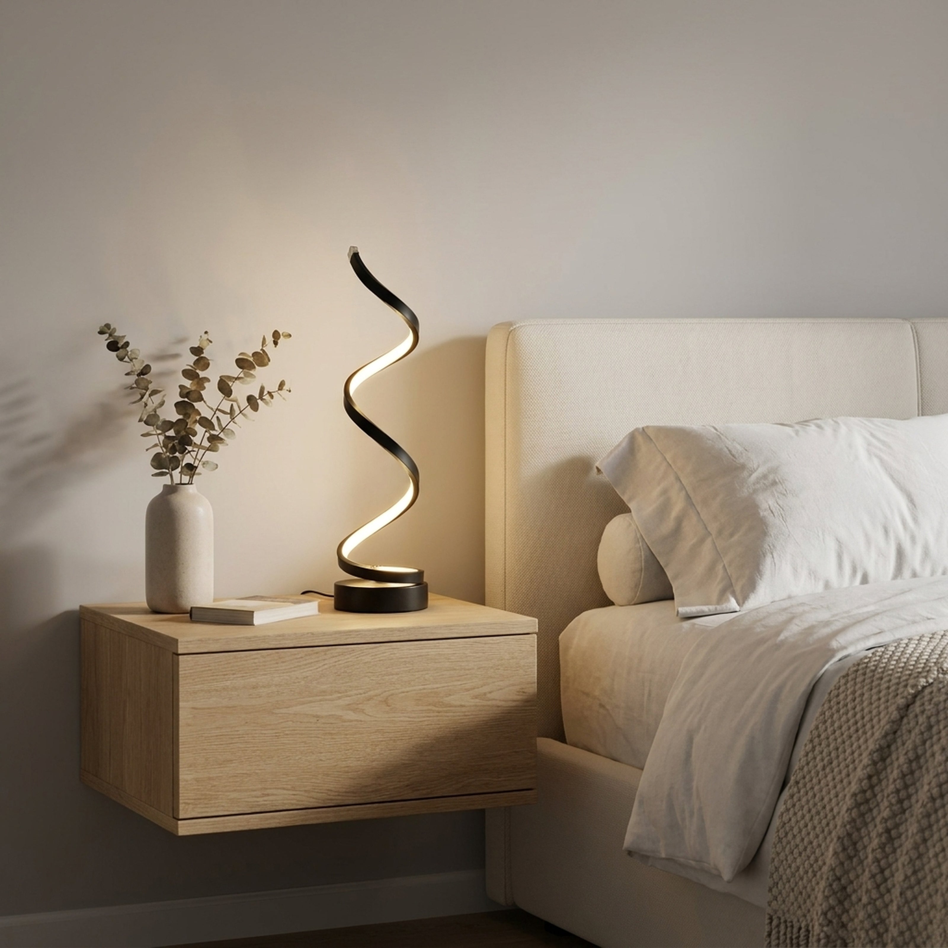 Spiral LED Table Lamp