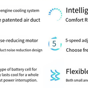 5-Speed Hanging Neck Fan