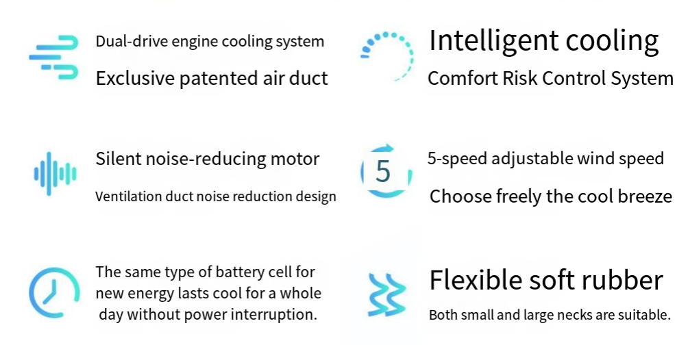 5-Speed Hanging Neck Fan