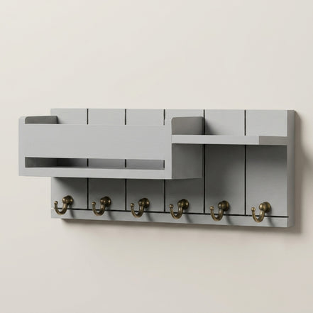 Wall-Mounted Key & Mail Organizer