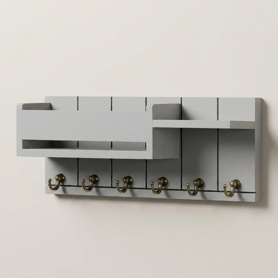 Wall-Mounted Key & Mail Organizer