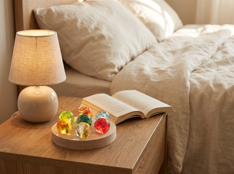 Luminous Crystal Glaze Ball Set