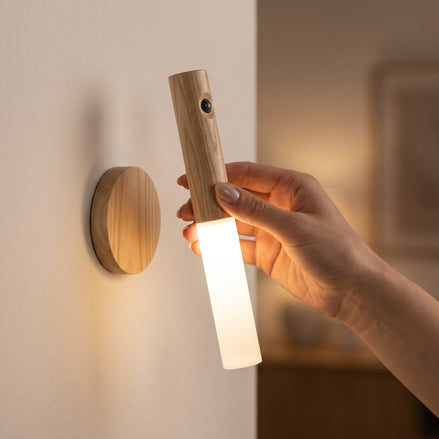 Magnetic Wood Night Light