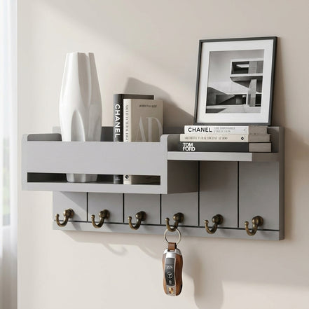 Wall-Mounted Key & Mail Organizer