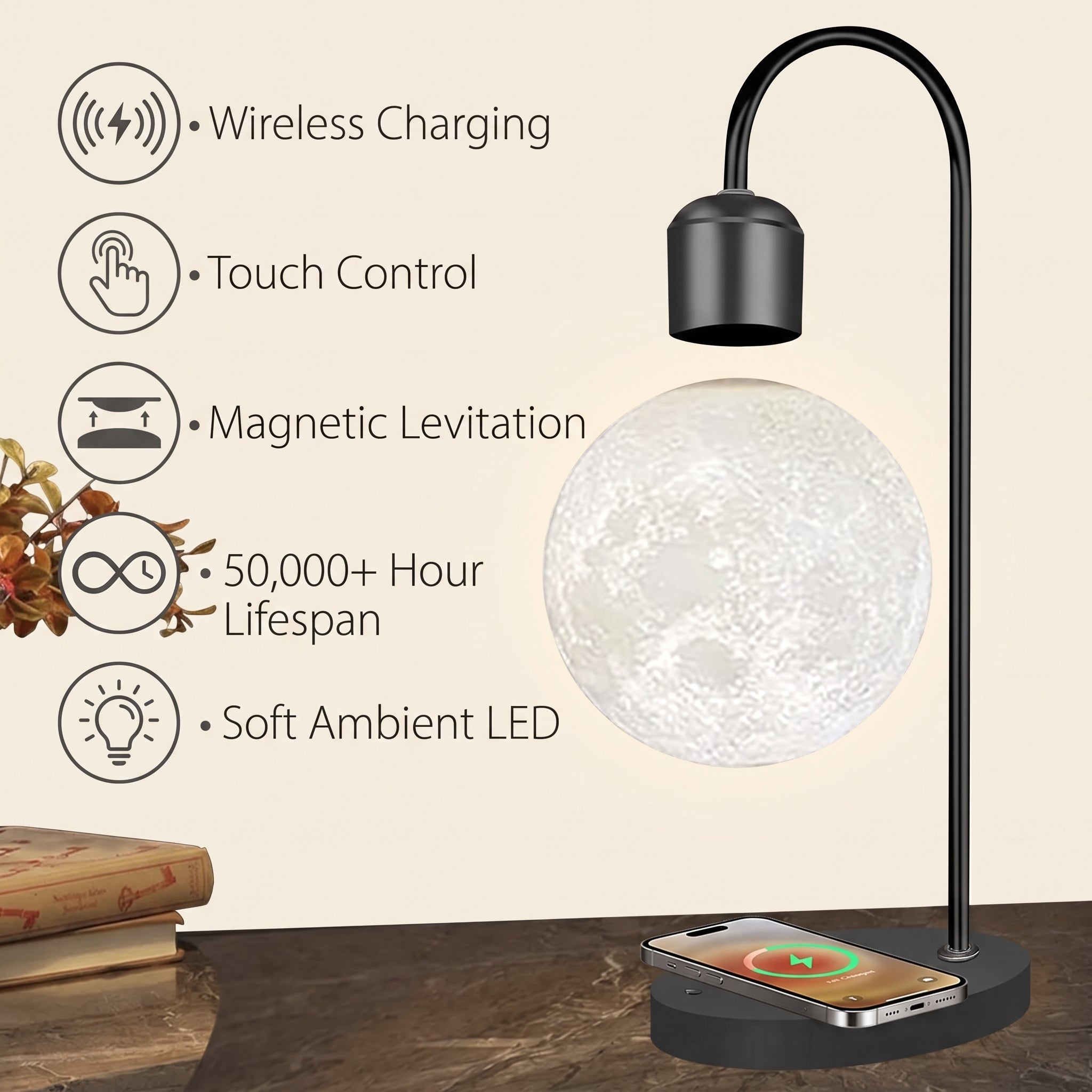 Floating Moon Lamp