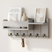 Wall-Mounted Key & Mail Organizer