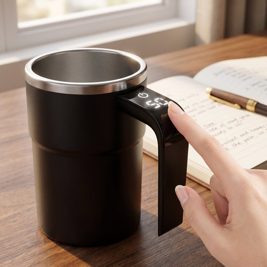 Magnetic Self-Stirring Mug