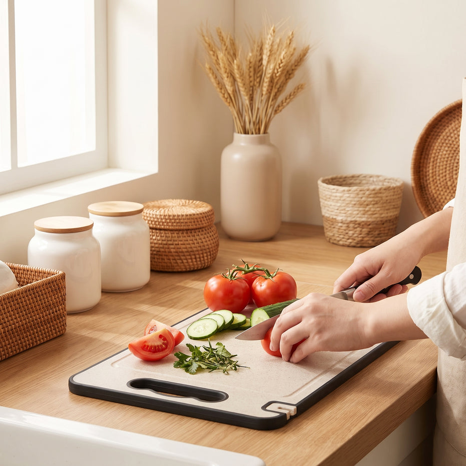 Double-Sided Steel Cutting Board