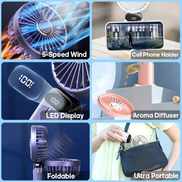 3-in-1 Portable Neck Fan